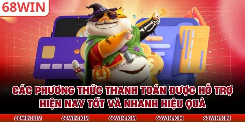 Các phương thức thanh toán được hỗ trợ hiện nay tốt và nhanh hiệu quả